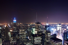 Blick auf New York